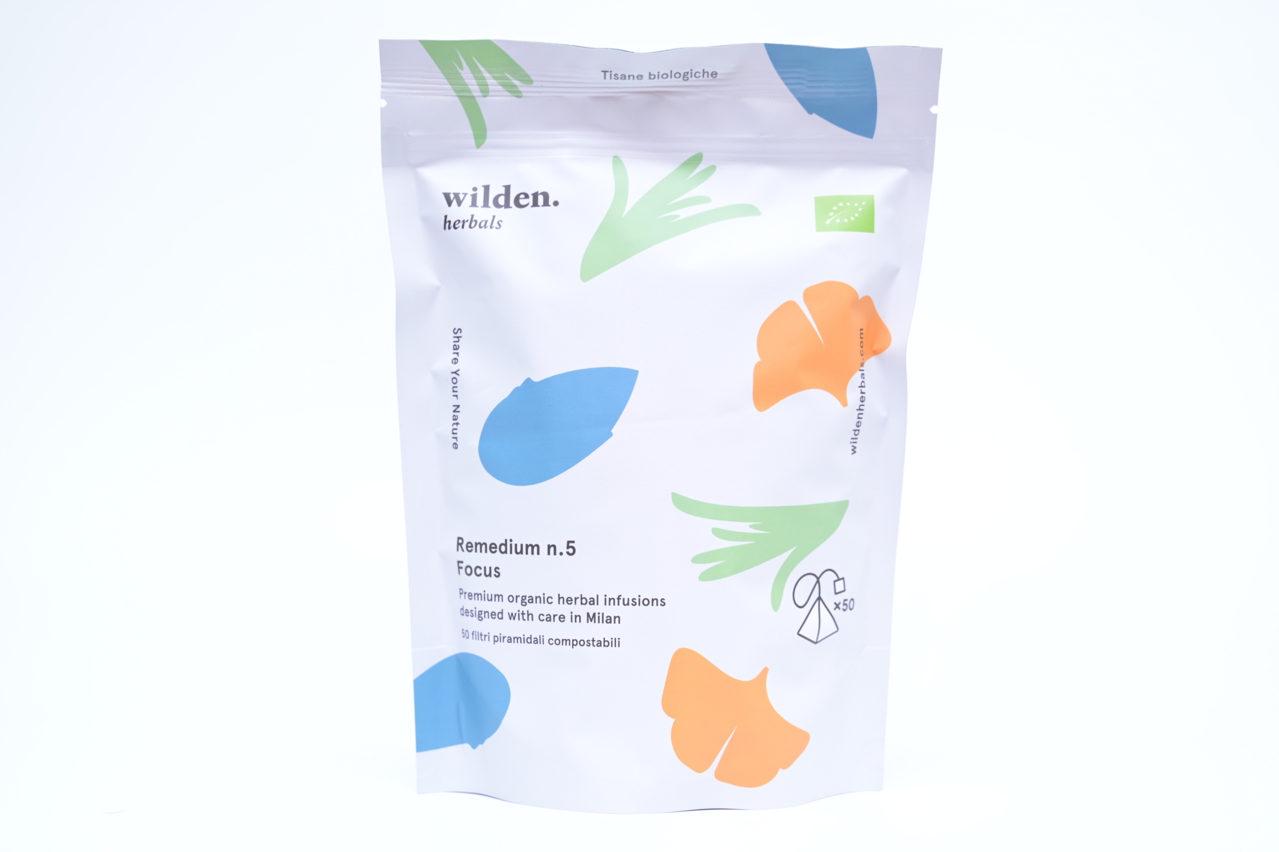 Bylinná směs Remedium n.5 Focus Wilden Herbals 50 ks v balení SoftPack