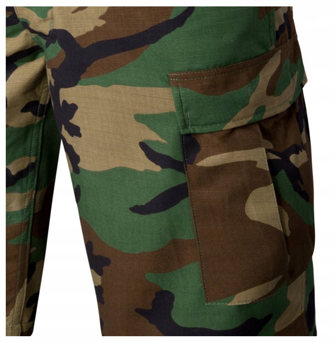 KRÓTKIE SPODENKI MESKIE BÓJOWKI BDU HELIKON WOODLA Rozmiar XXL