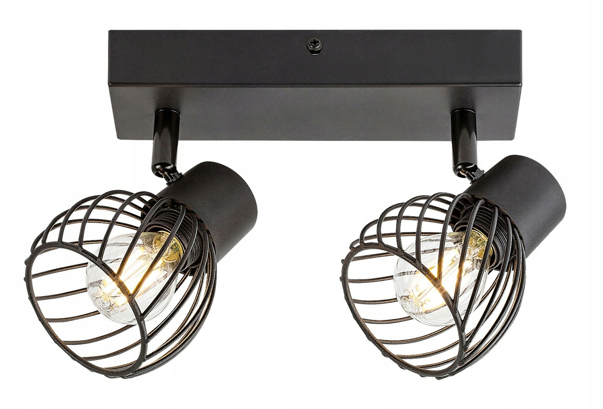 Rabalux Aberama bodové svítidlo 2x E14 černé, otočné stínítko, 73002