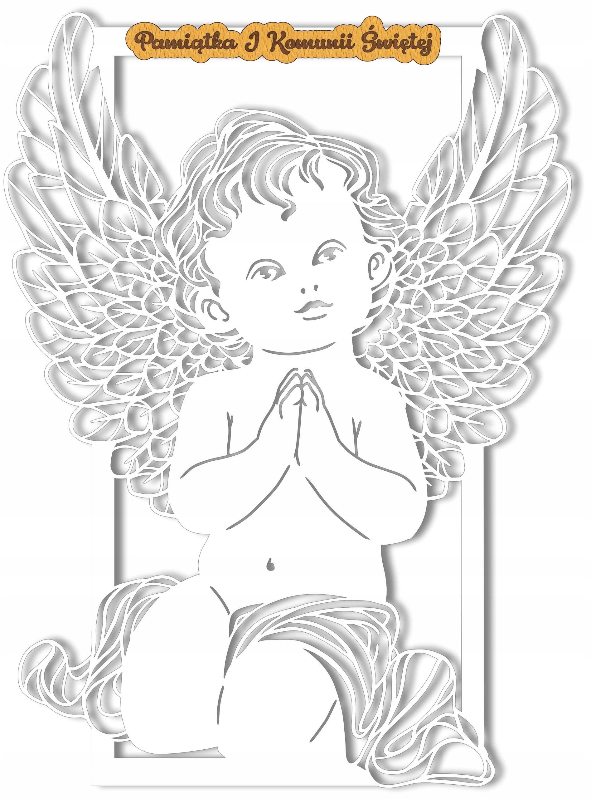 Obraz Anjel Stráž Pamiatka prvého svätého prijímania darček pre dieťa dekorácia