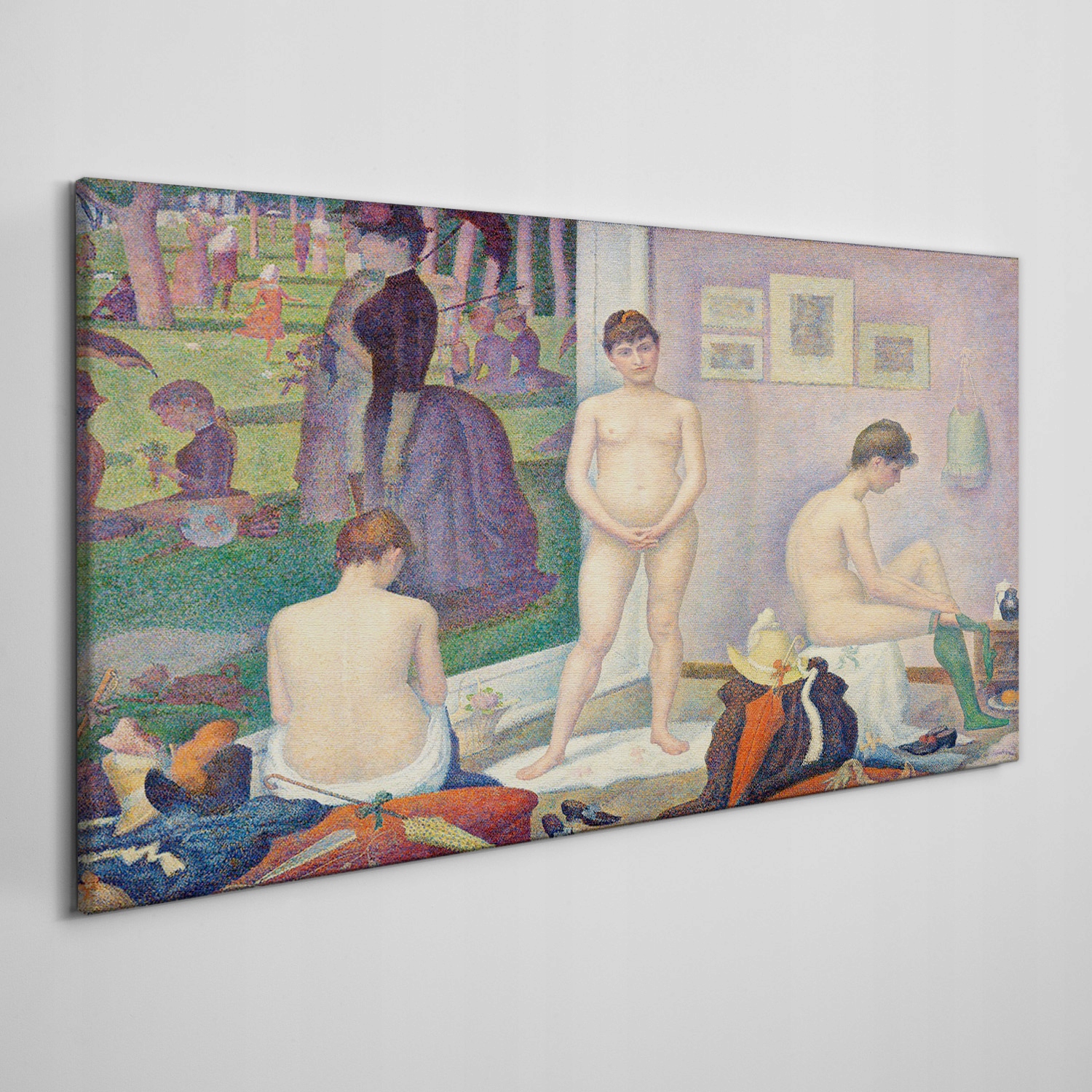 

Foto-obraz na ramie płótno Modele Seurat 100x50 cm