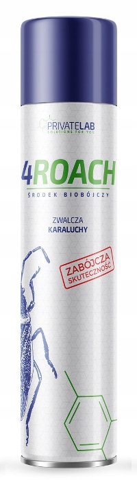 

Spray 4Roach 300ml na Karaczany prusaki Privatelab