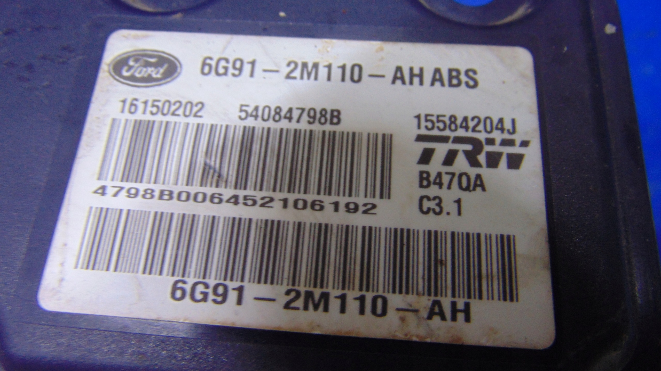 pumpe ABS 2.0 16V FORD S-MAX und 06-14 jahr