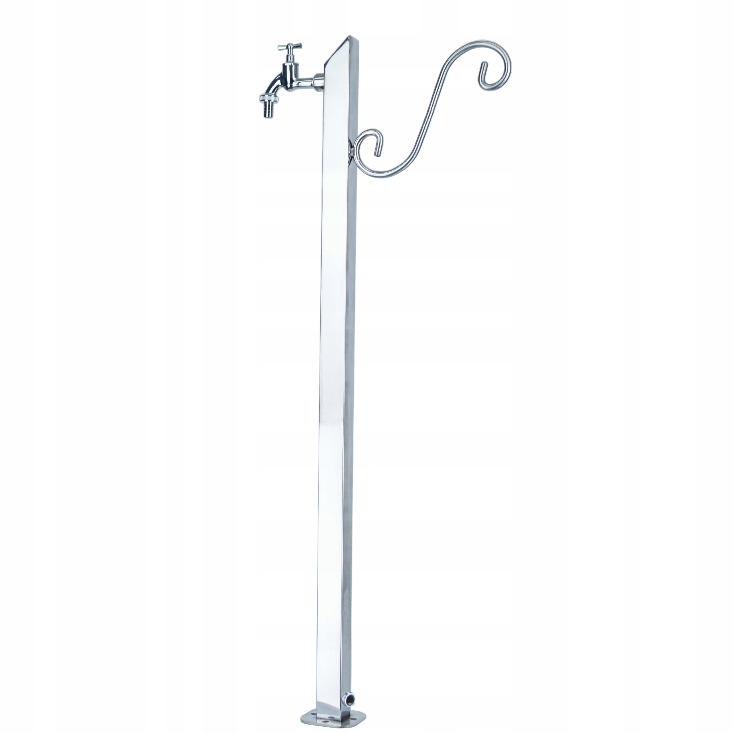 Hydrant Záhradný kohútik 100 cm Inox „Štvorec“ bočný