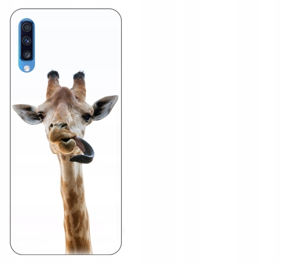 

Etui pokrowiec Samsung Galaxy A70 Żyrafa smieszne