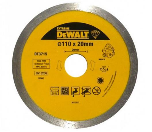 Dewalt Diamantový Kotouč 110 x 20 mm DT3715 pro DWC4