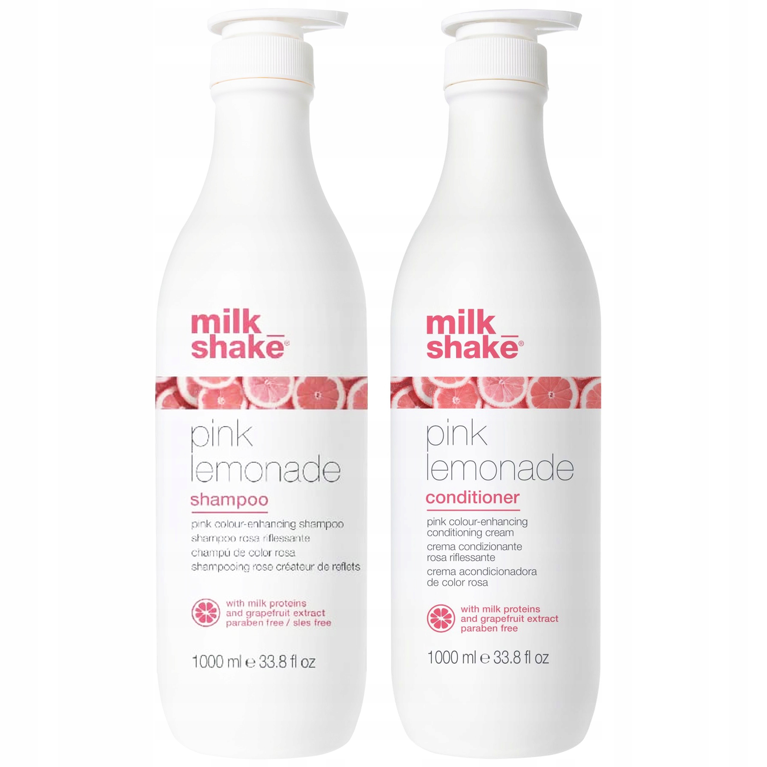 Milk Shake Pink Lemonade Shampoo 1000ml Pink Limonade Conditioner 1000ml