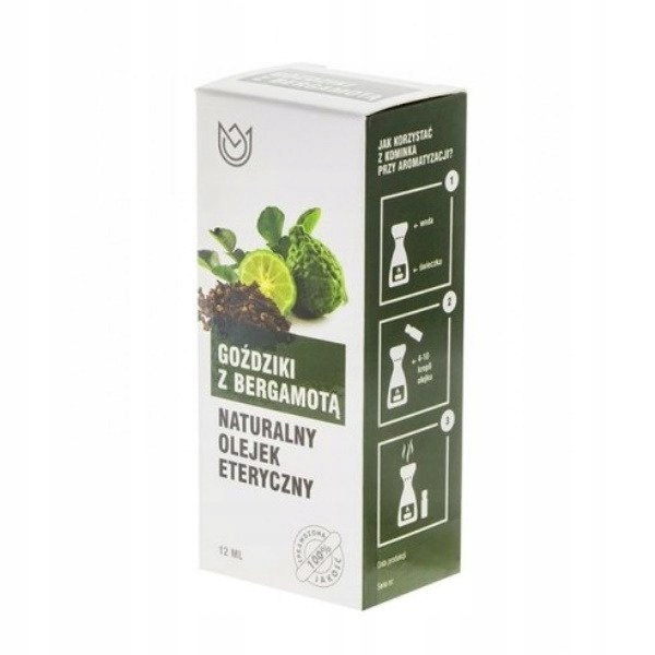 

Naturalny olejek goździki i bergamota, 12 ml