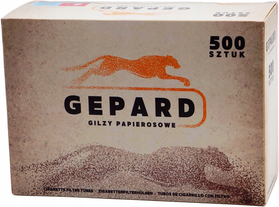 Gilzy papierosowe GEPARD 500