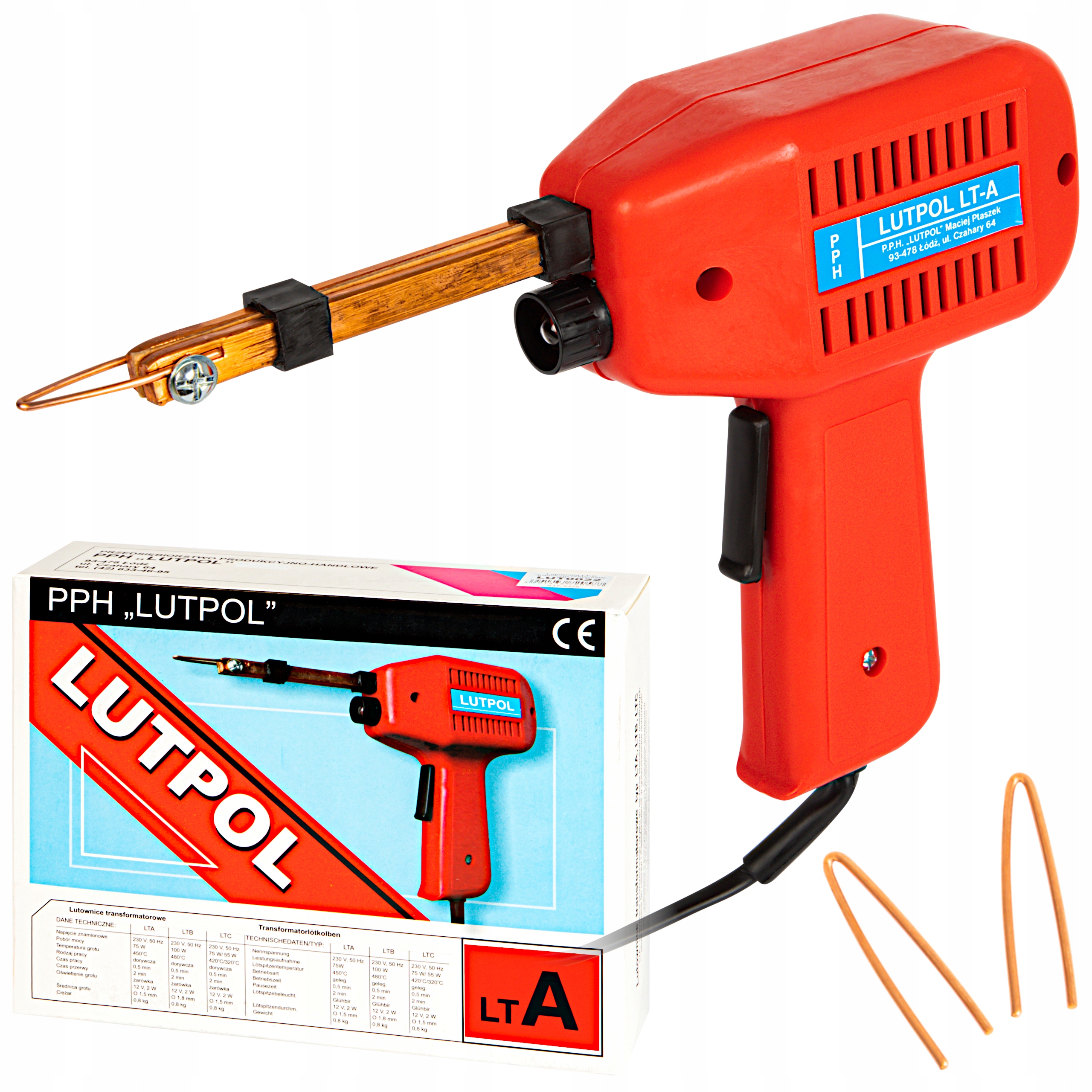 

Lutownica Transformatorowa Lutpol Lt-a 75W Z Led