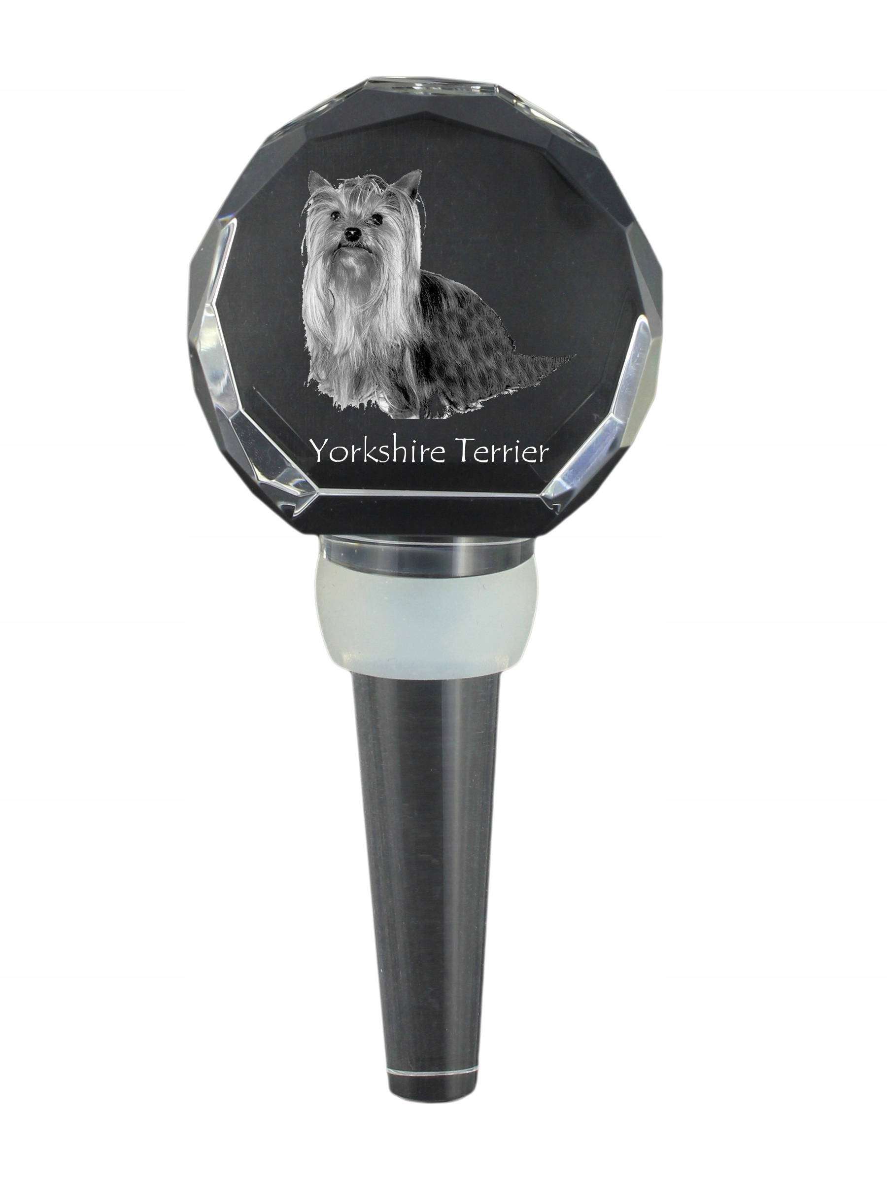 Yorkshire Terrier zátka na láhev s fotografií, zátka na víno se psem