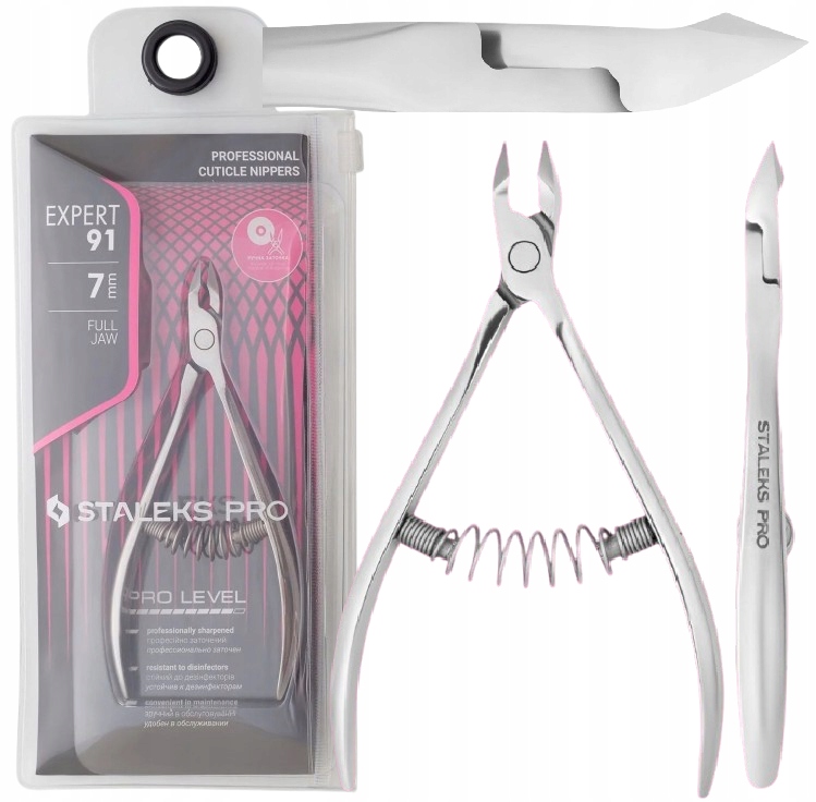Profesionální kleště na kůži Expert 91 7 mm Staleks Vysoká odolnost Ostré