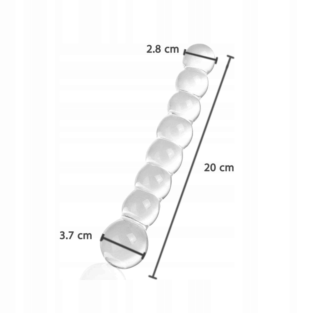 ROLUCK Zestaw Zabawek Analnych Szklany Dildo G-Punkt — miniatura 3