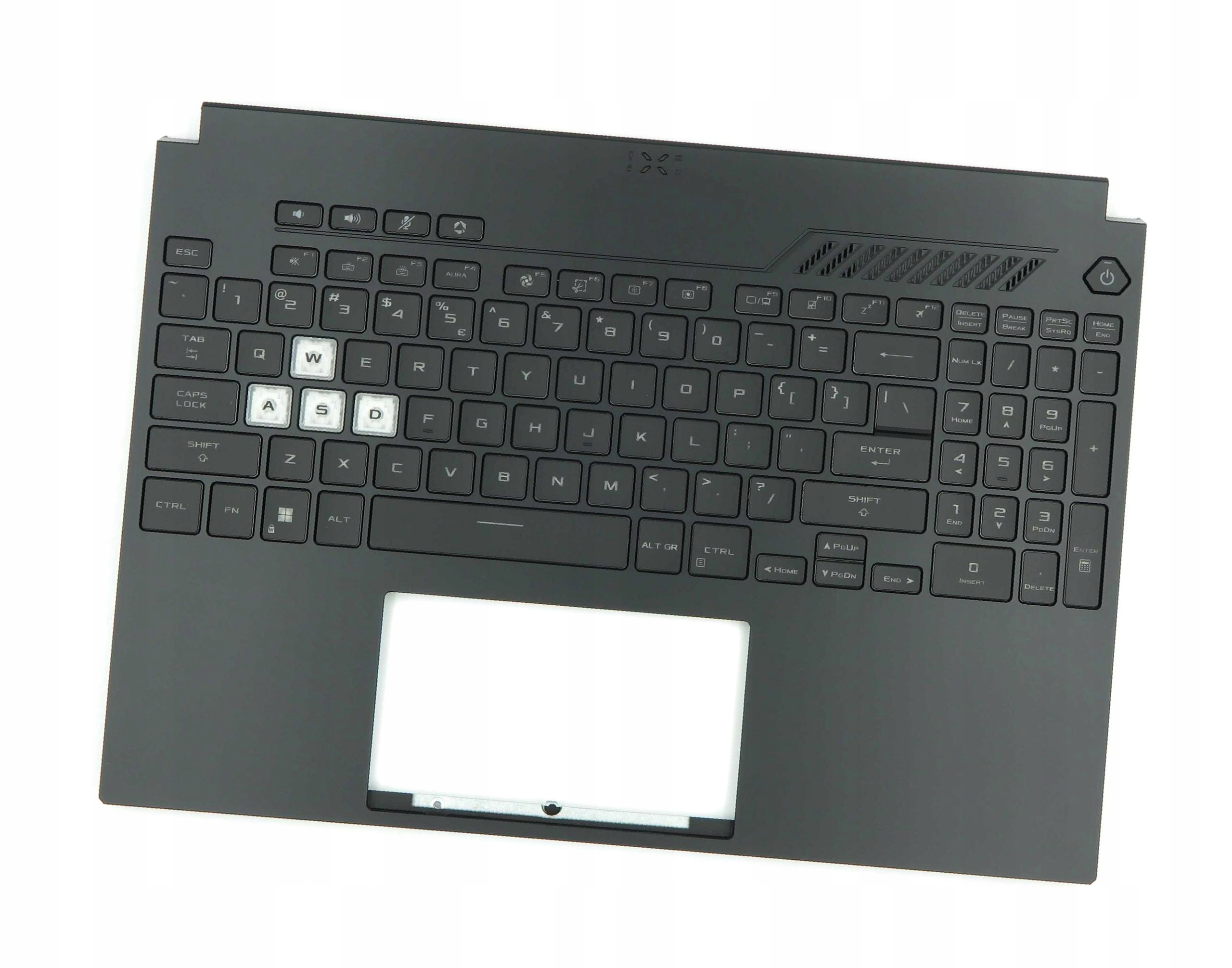 Klawiatura do Asus FX507ZM FX507ZR Palmrest Led Rgb 4 Strefy Oryginał