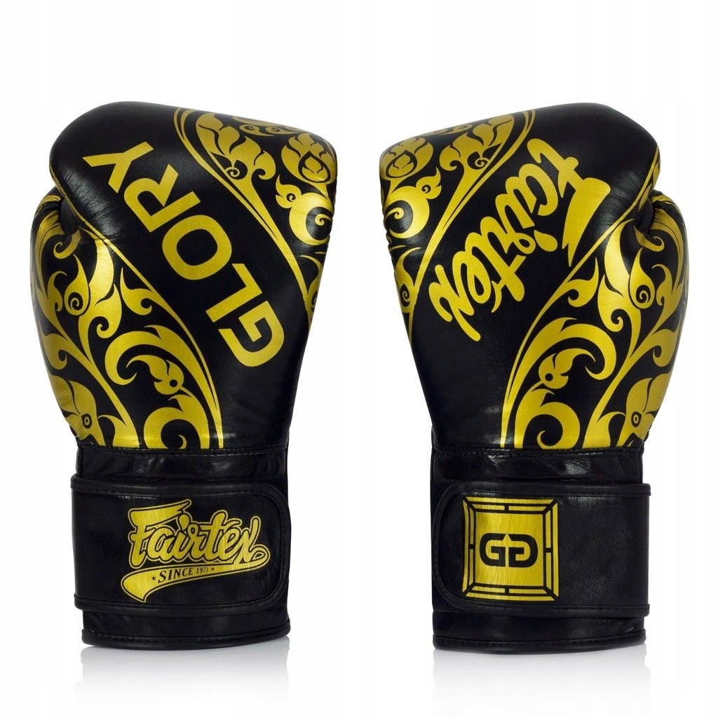 Fairtex Boxerské rukavice z přírodní kůže BGVG2 černé 10oz