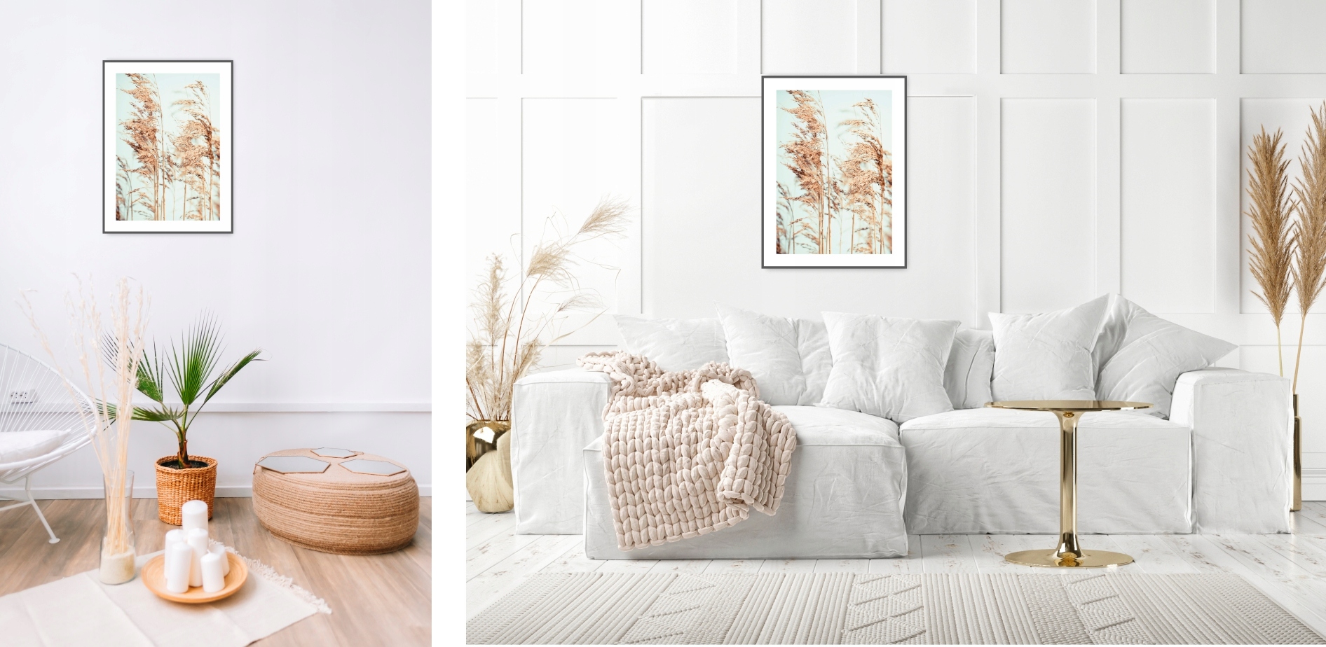 Boho TRAWY ROŚLINY plakat 30x40 cm wydruk #20J Marka inna