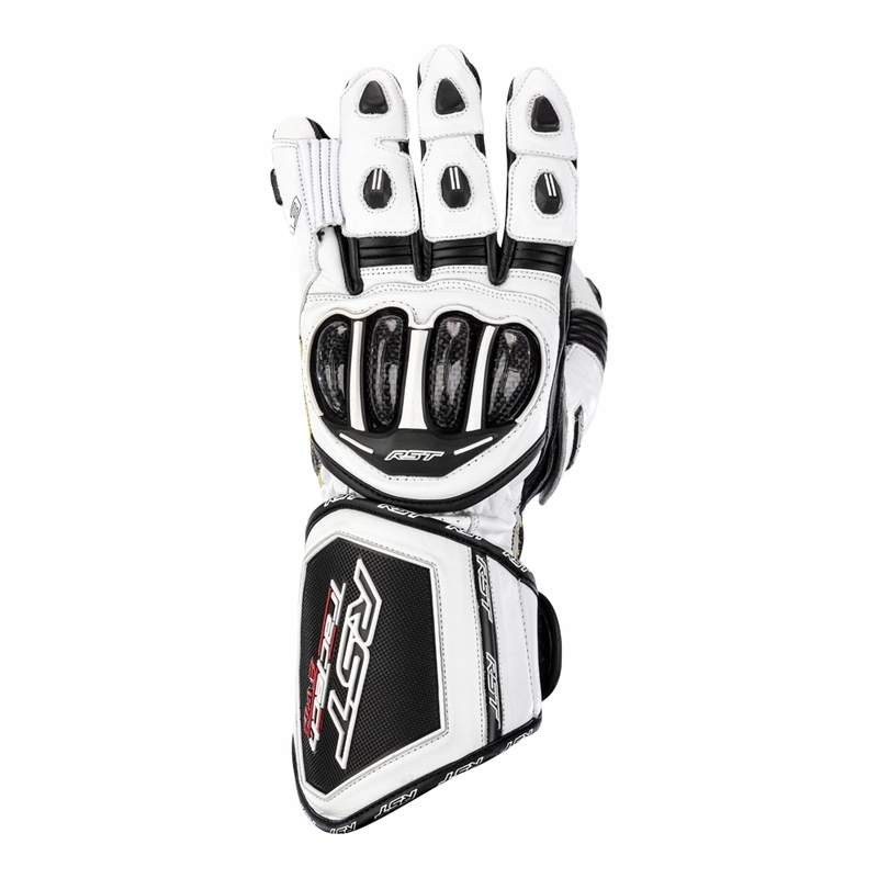 Motocyklové Rukavice Rst Tractech Evo 4 White White Black (XXL)