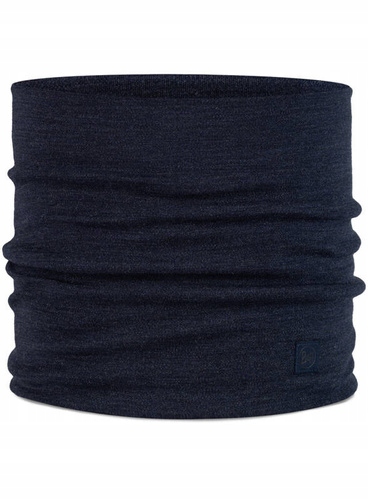 nákrčník Buff Merino Heavyweight Neck Warmer jednobarevná indigová