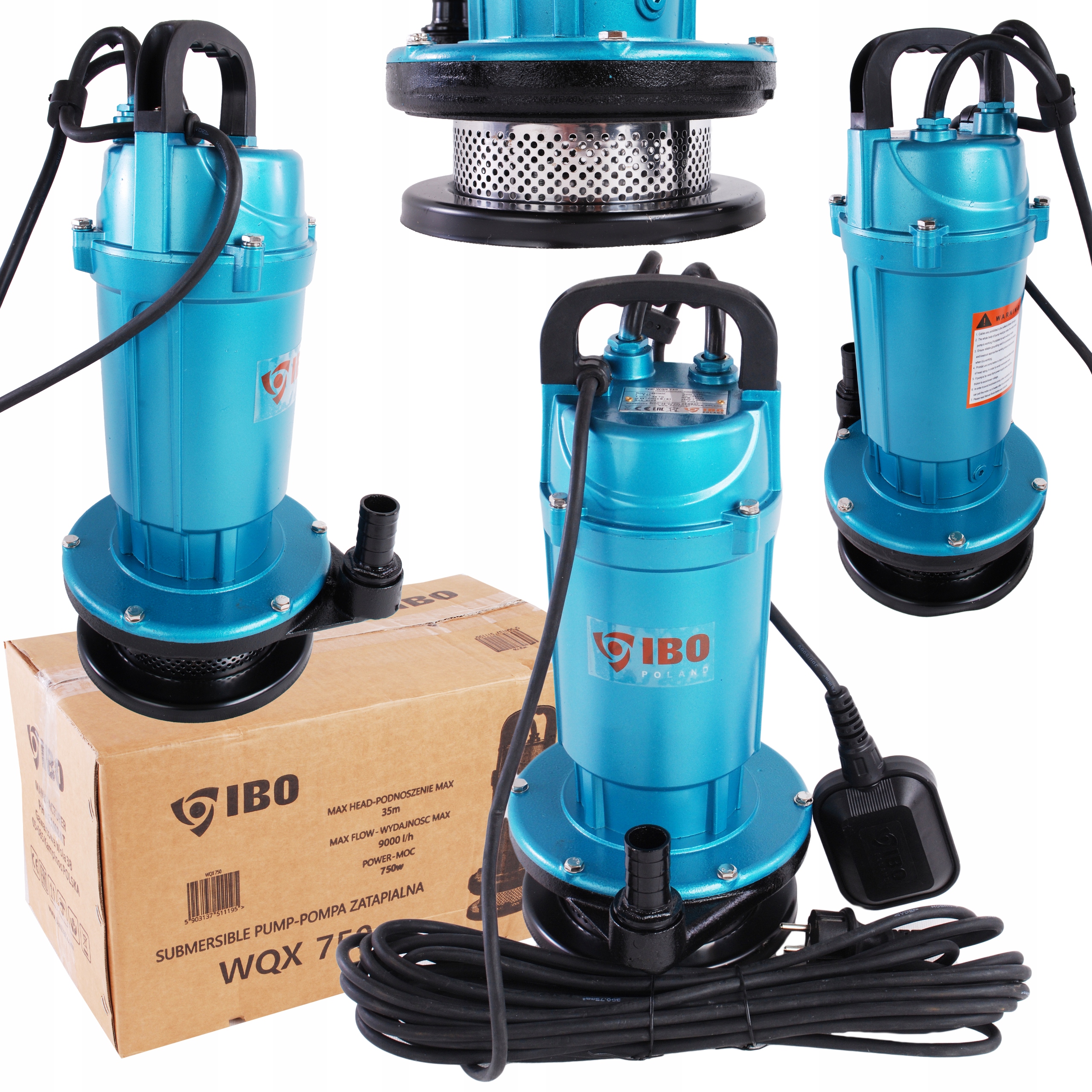 Ponorné Čerpadlo Na Vodu 750 W A 230 V Ibo WQX750