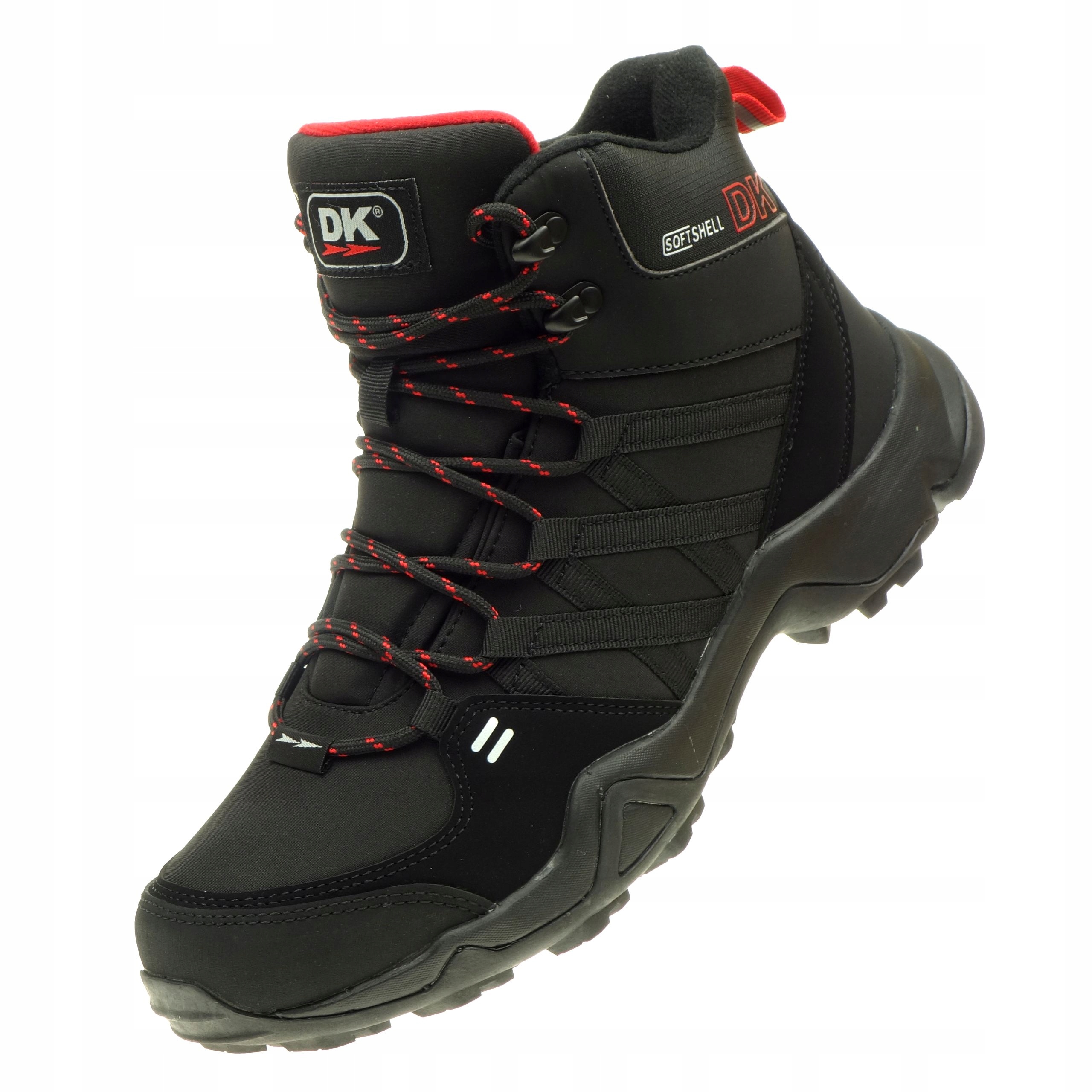 Pánské trekové boty Dk Swat High SoftShell Outdoor Blk/Red 40