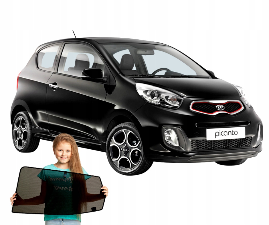 Záclony určené pre Kia Picanto 2 II htb 3-drz