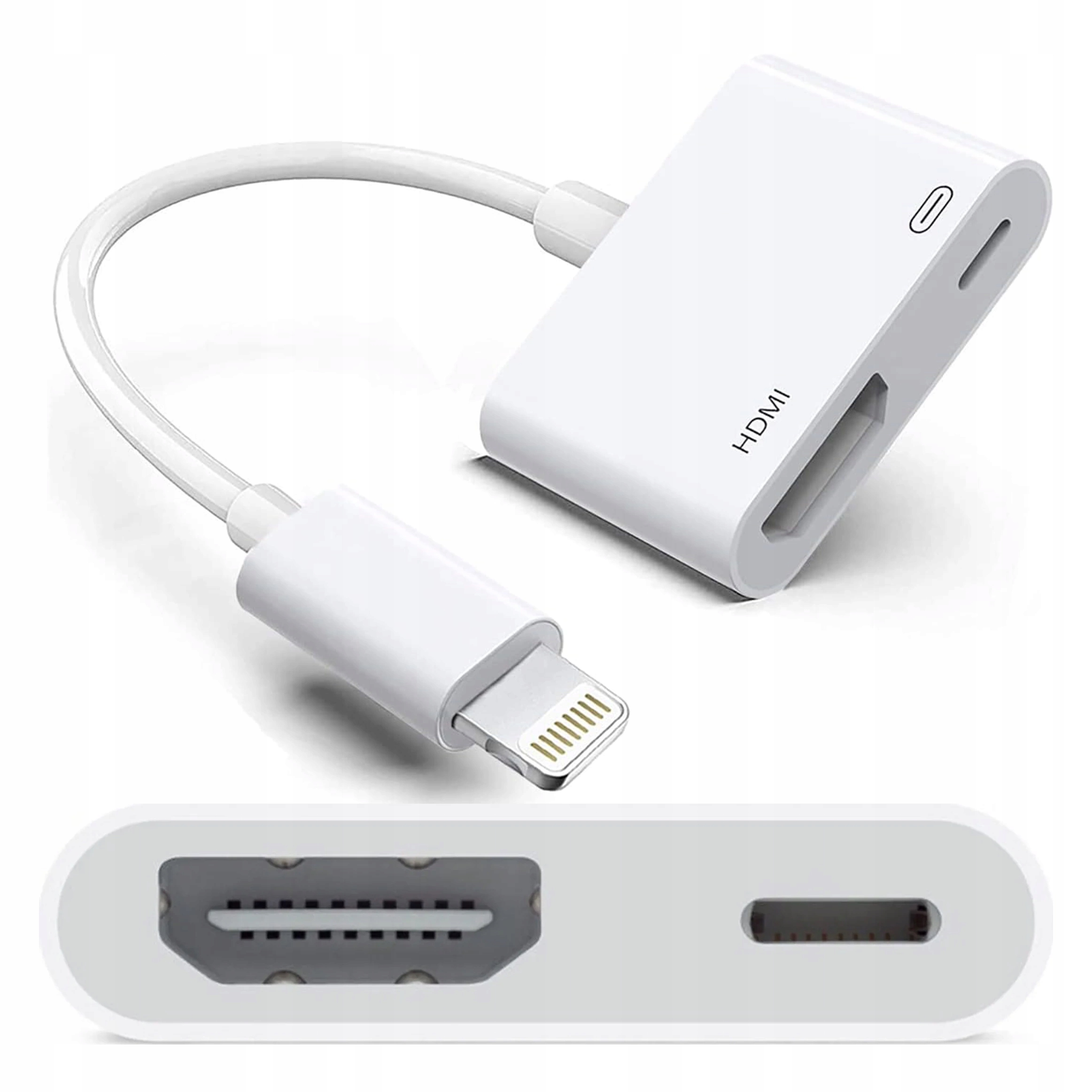 Przejściówka Lightning do HDMI Lightning adapter Full HD 60 Hz iPhone iPad