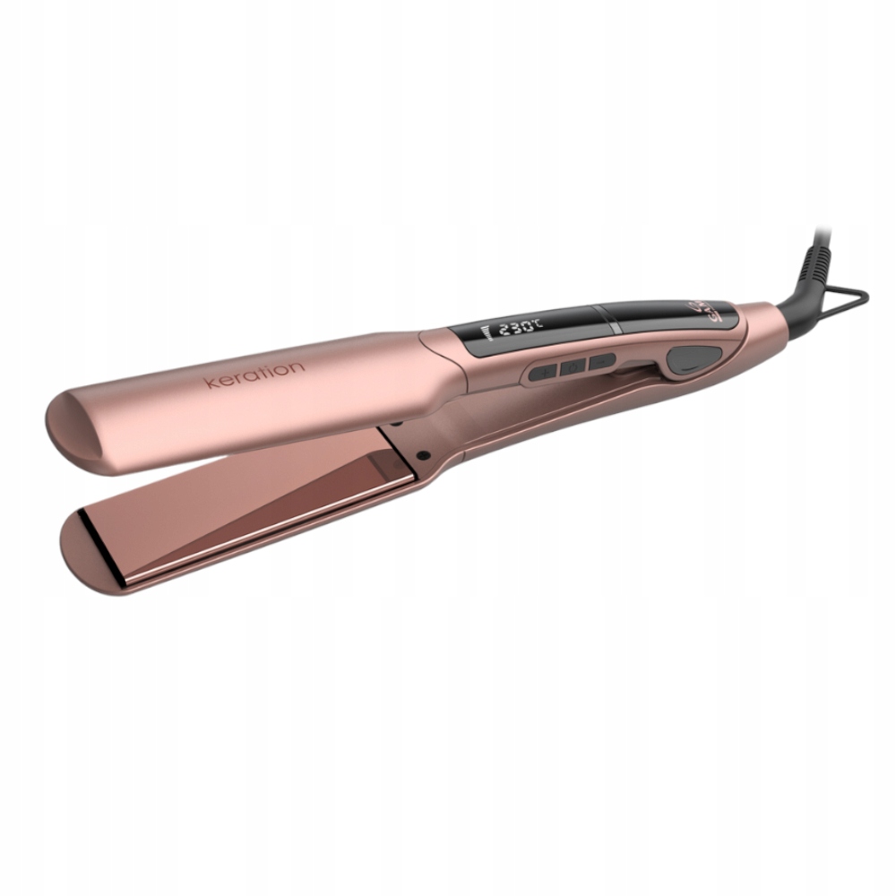 Žehlička Ga.ma X-Wide Keration s reguláciou teploty pomocou širokých dlaždíc