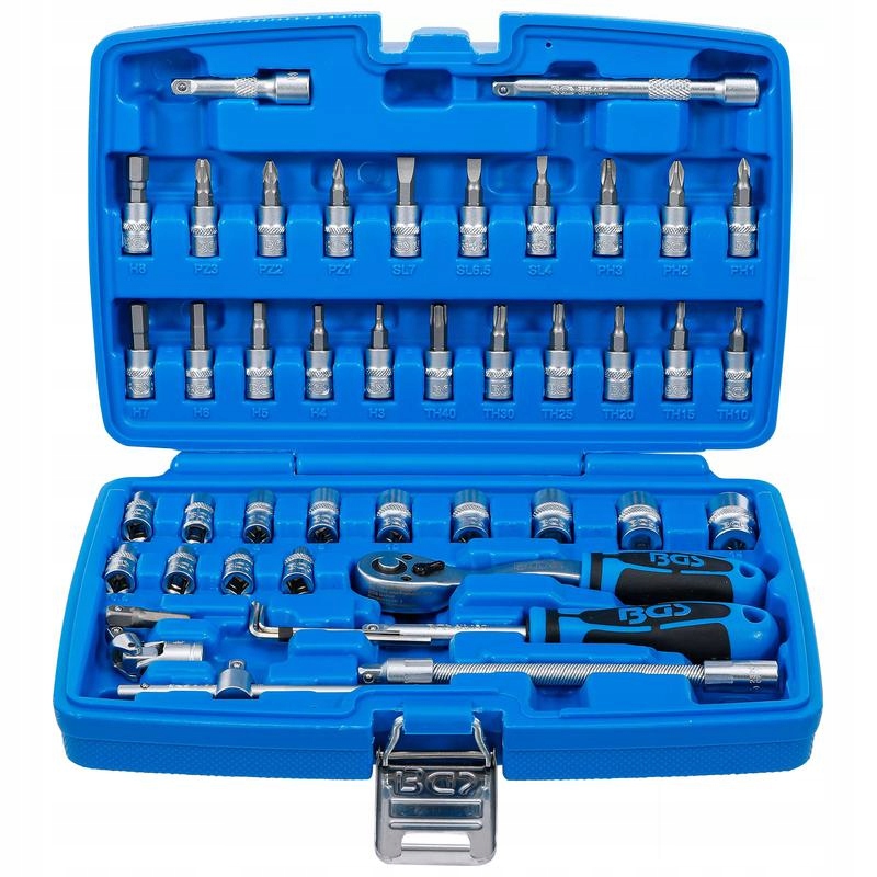 Sada nástrčných kľúčov pohon 6,3 mm (1/4") 46 ks, Bgs 2146