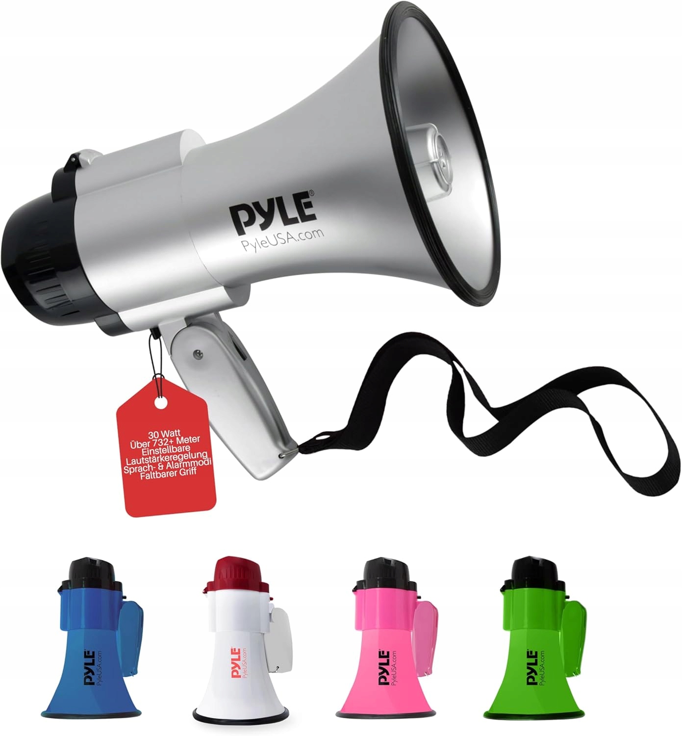 Głośnik przenośny Pyle srebrny 30 W