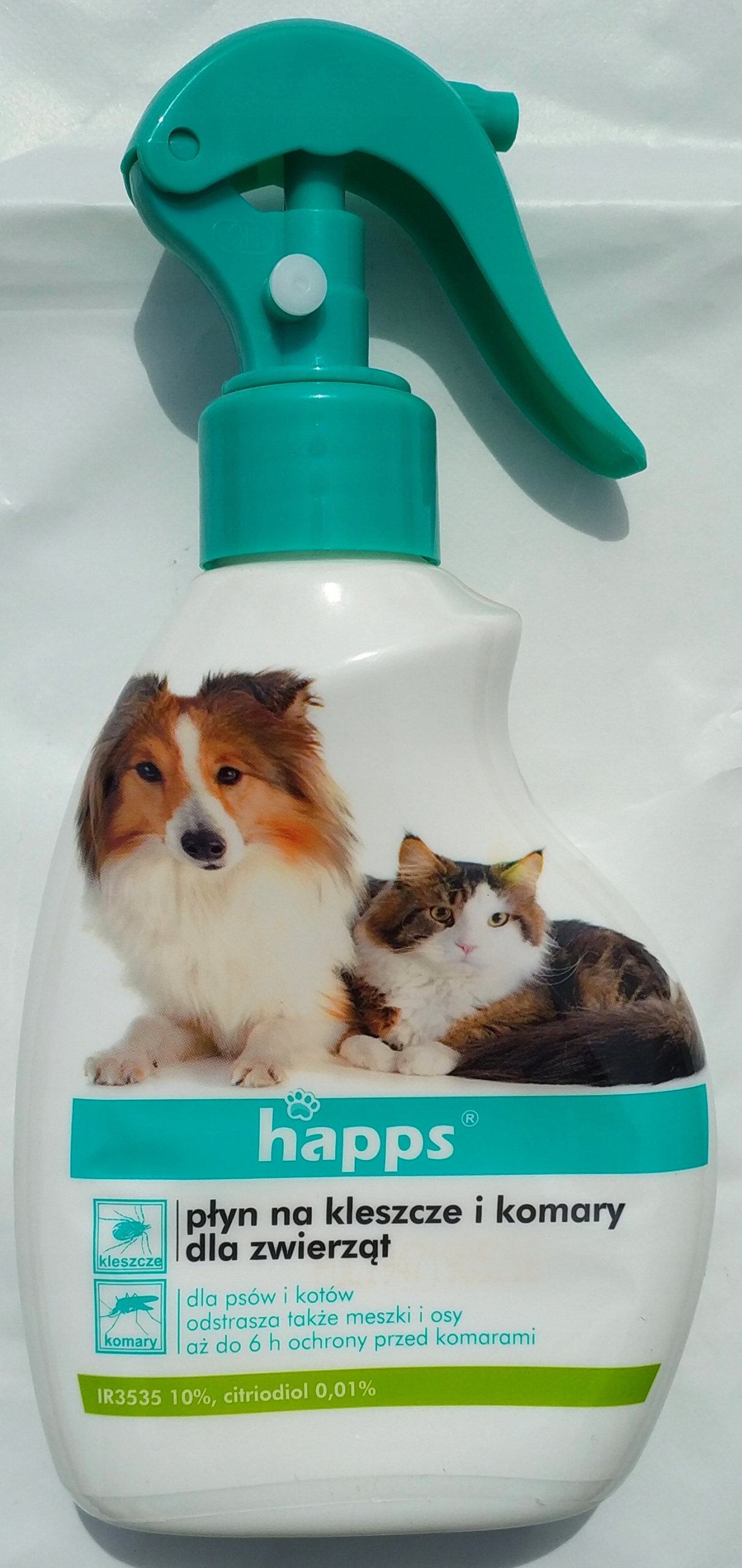 

Płyn na kleszcze i komary Happs dla zwierząt 200ml
