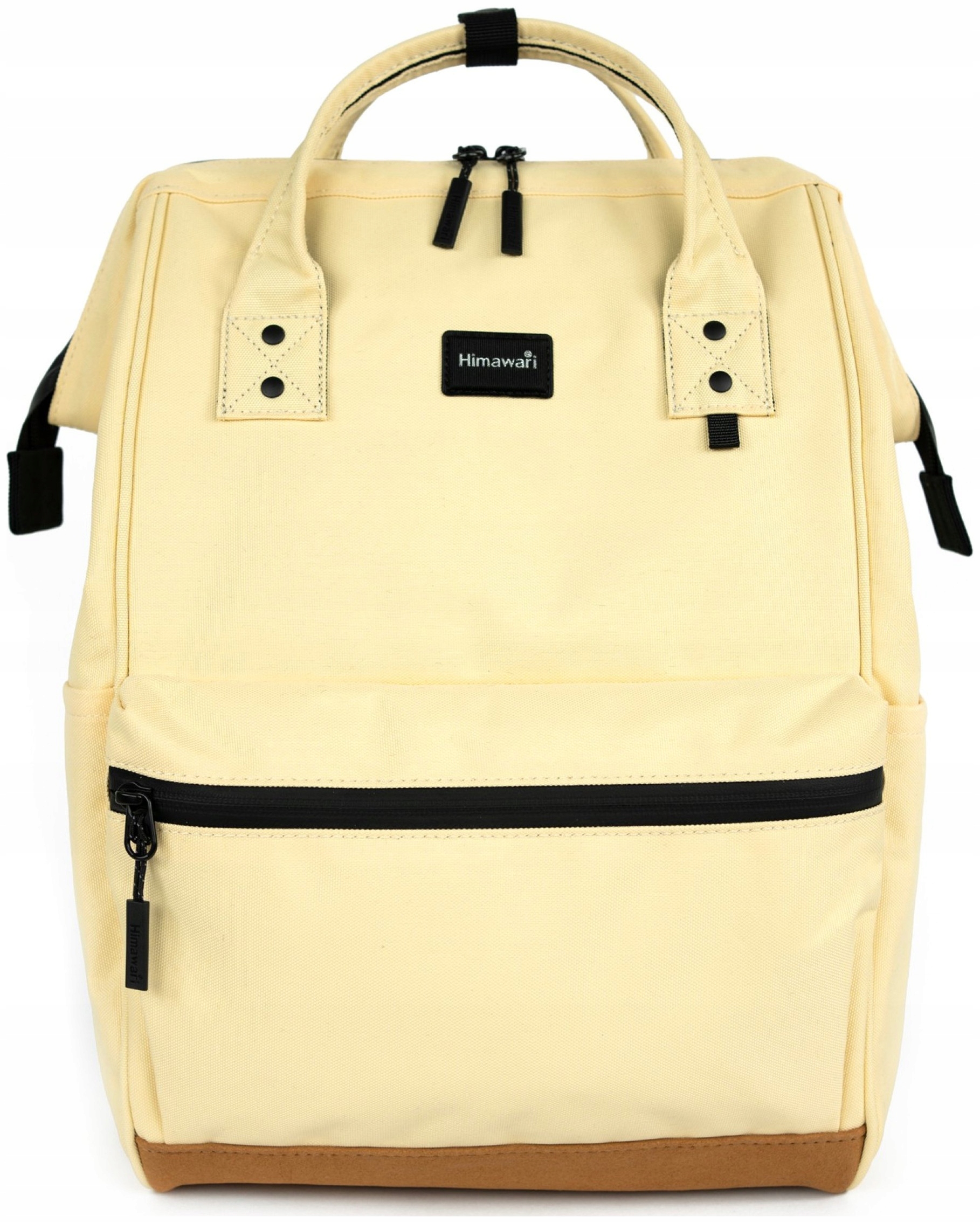 Batoh na notebook Himawari Cabin M – do práce do školy, světle žlutý
