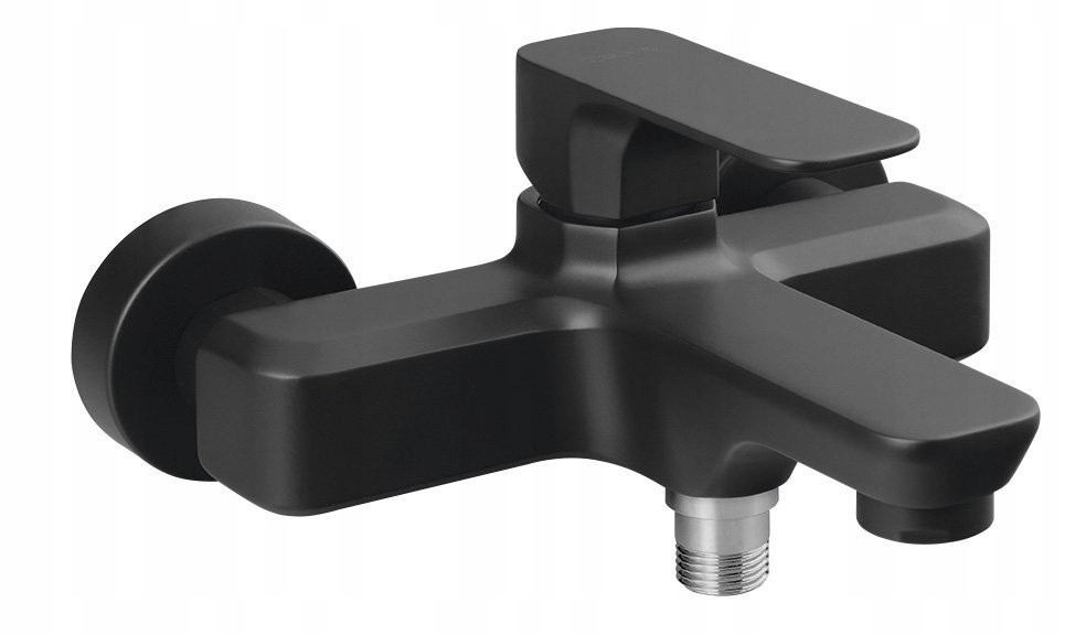 Spy nástenná vaňová batéria, čierna mat (PY10/15) /sm/