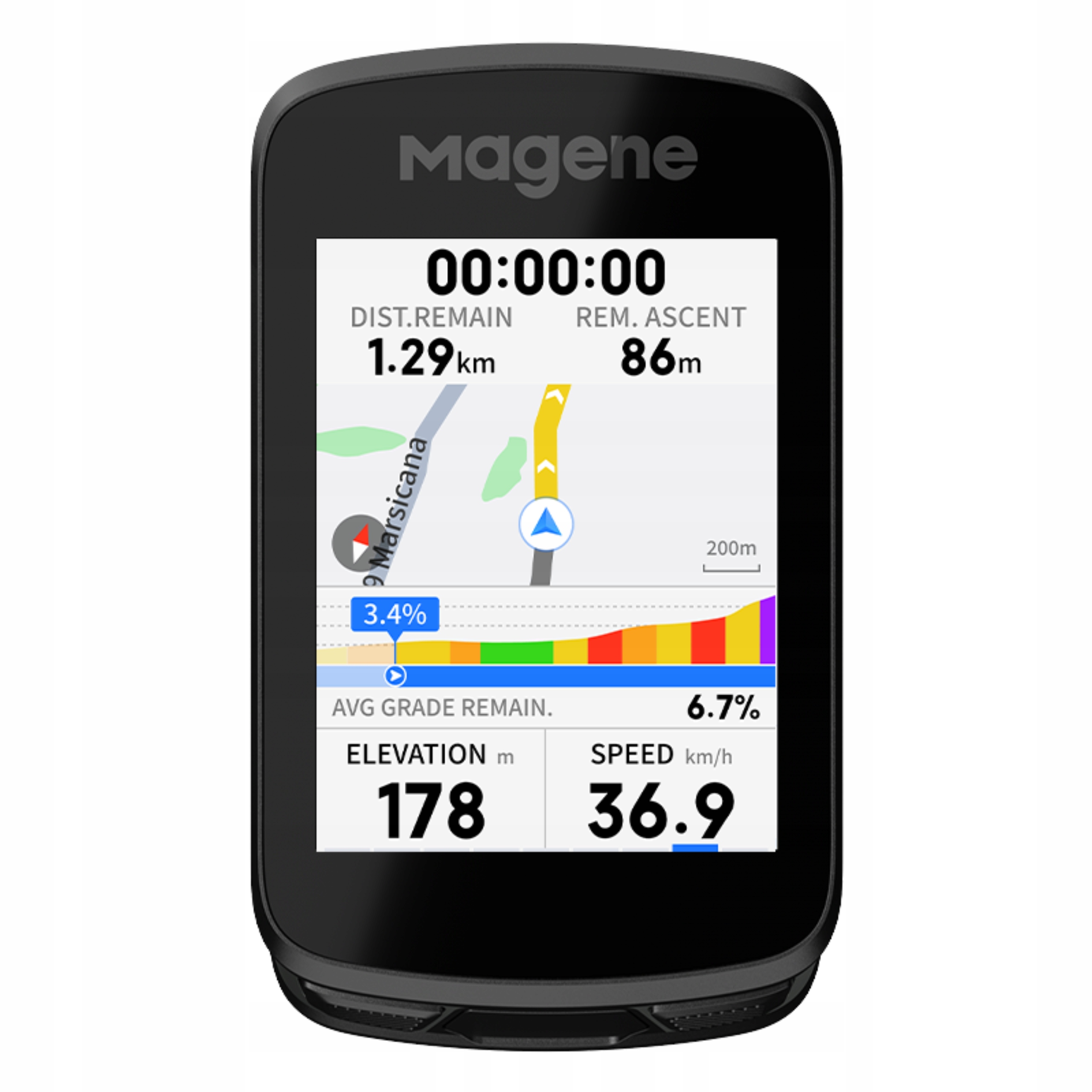 Licznik Komputer Rowerowy Gps Magene C606 Pro Nawigacja 2,8" Ant+ ClimbPro