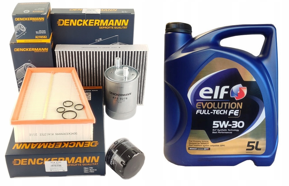 

Filtry 5L Oleju Elf 5W30 Renault Scenic III 1.5dCi