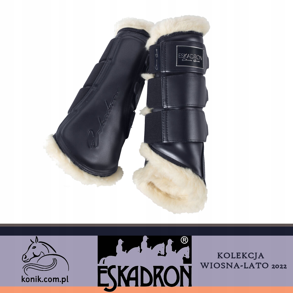 Ochraniacze Glamslate Evo-wool Classic Sports S/s 22 Eskadron navy XL