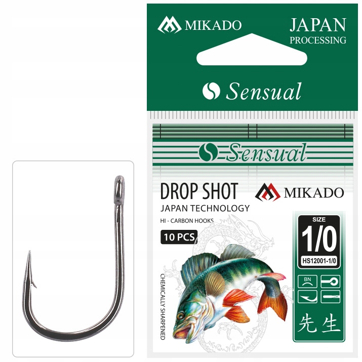 Haczyk Mikado Sensual Drop Shot nr 2/0 Bn