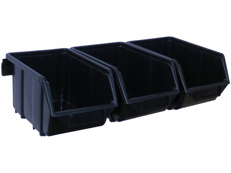 Pojemnik magazynowy - Ecobox średni | Czarny — 19
