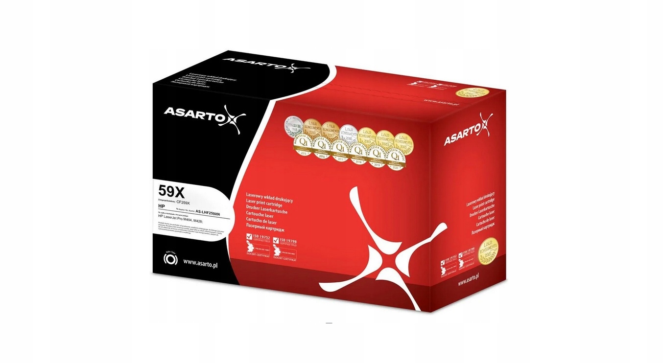 Toner Hp 59X CF259X 10 tisíc Náhradní Asarto LaserJetPro M404 M428 černý