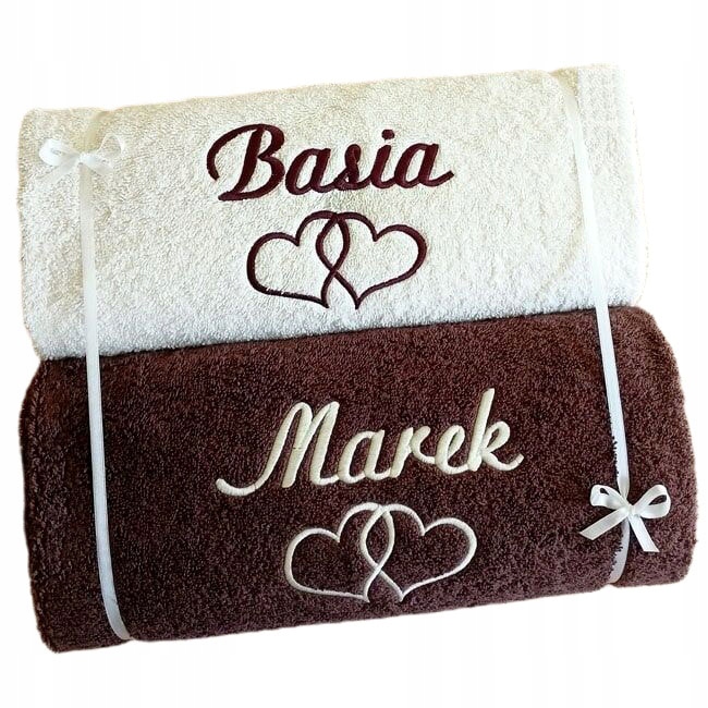 Originální Dárek na Svatba svatební hostina Ručníky s věnováním nápis výšivka Výjimečný