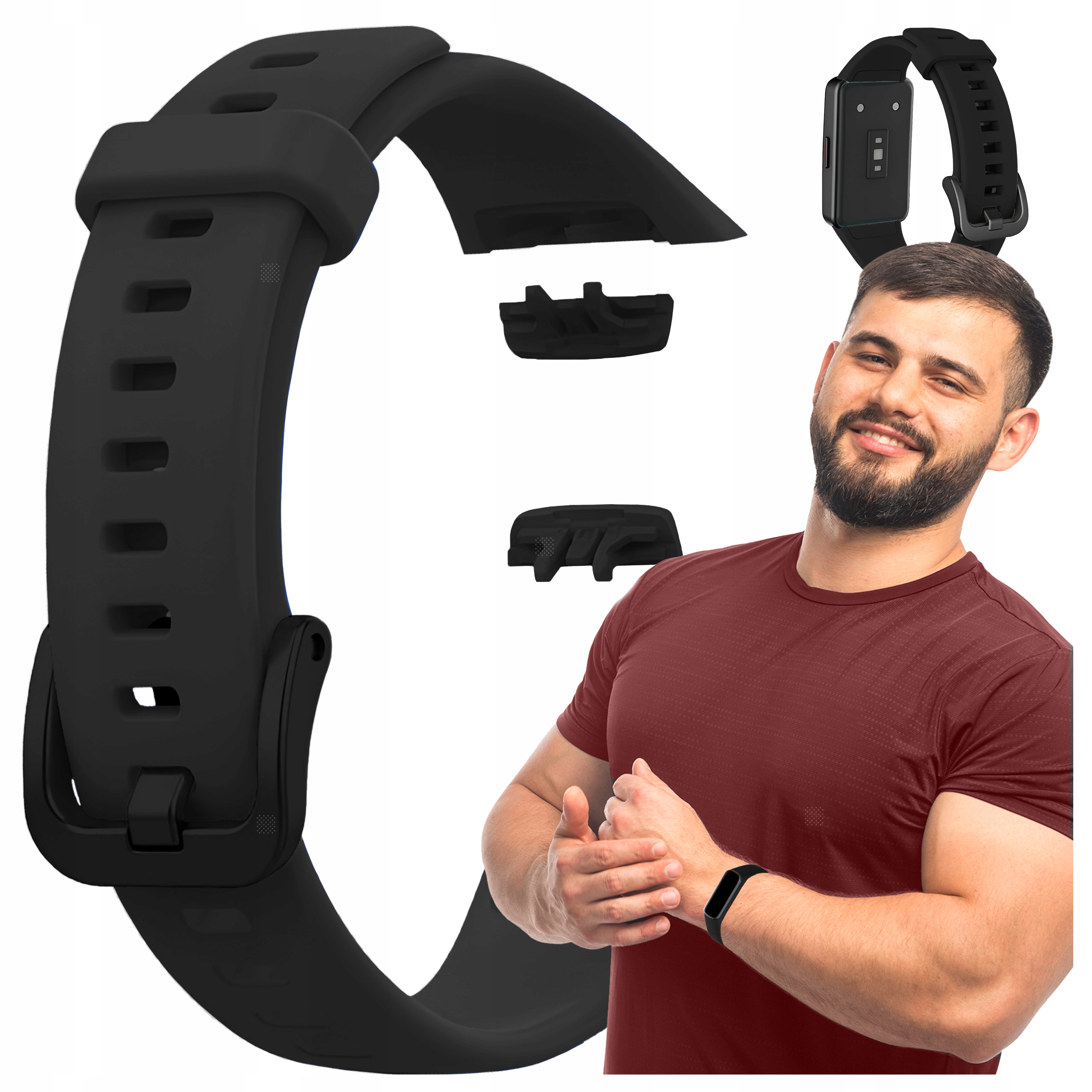 Pasek do Huawei Band 6 opaska do zegarka smartwatch mocna sportowa