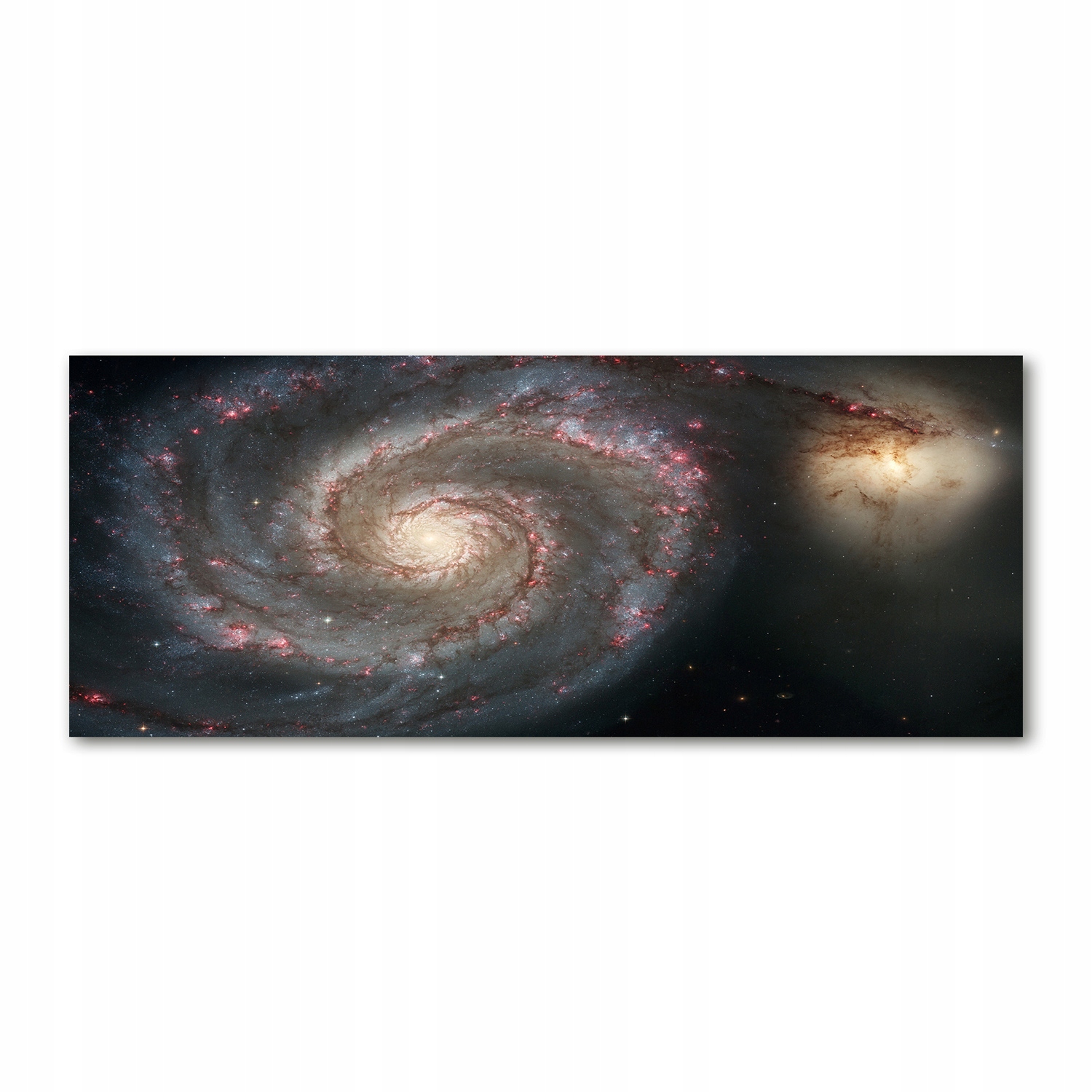 

Foto obraz na szkle akrylowym Mgławica 125x50 cm