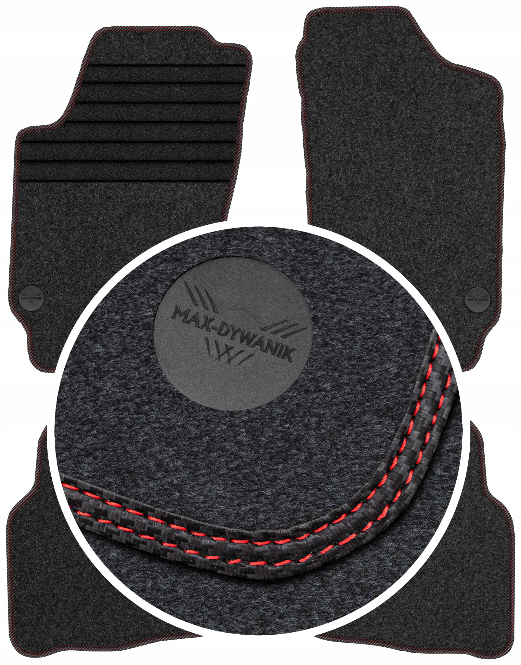 Seat Ibiza III 2002-2008 Velurové koberce do auta