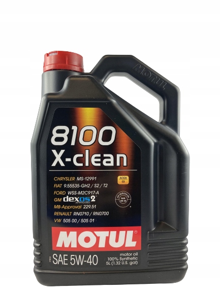 

Motul 8100 X-Clean C3 5W40 5L