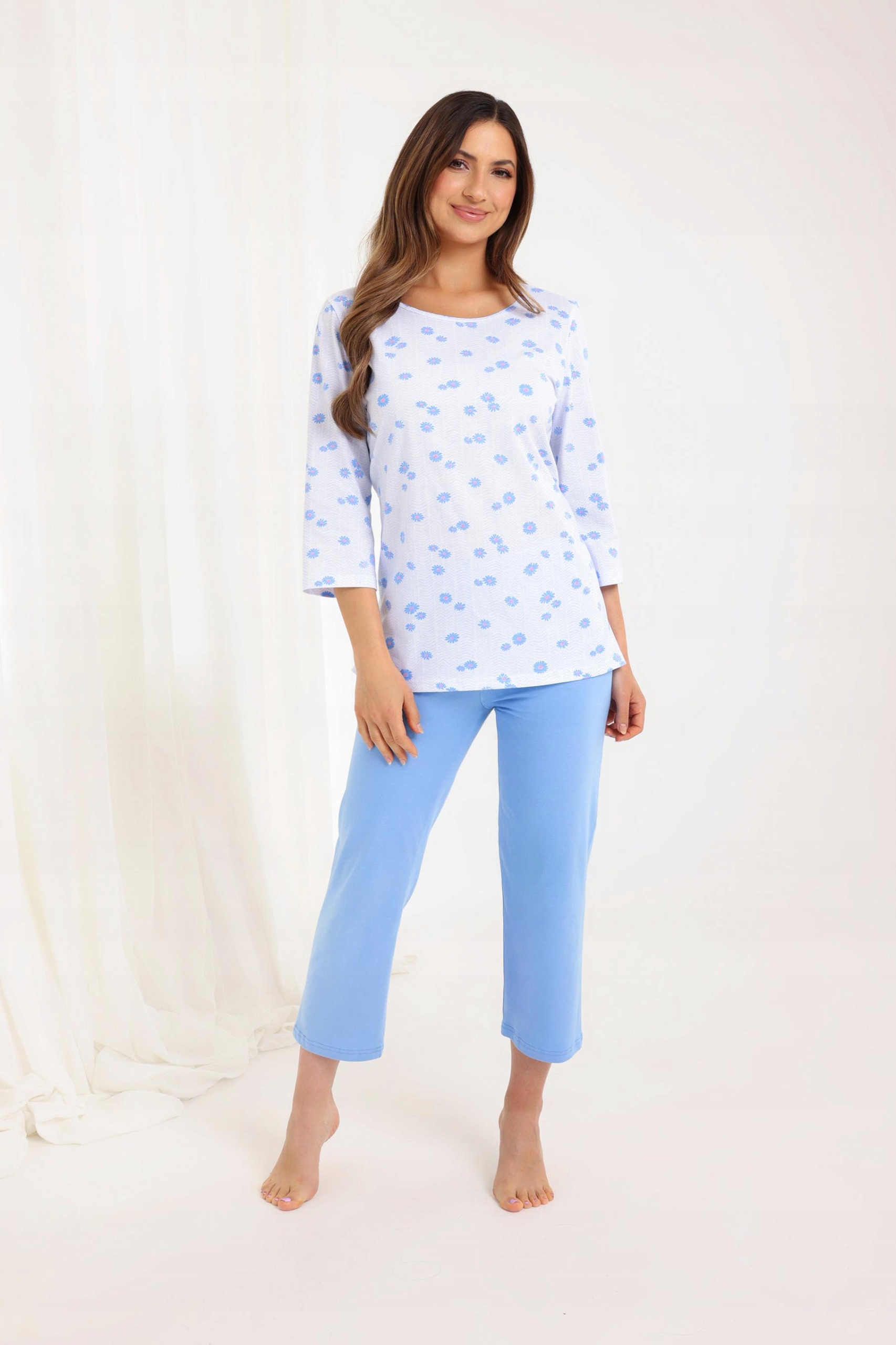 Piżama damska Regina 720 M niebieska