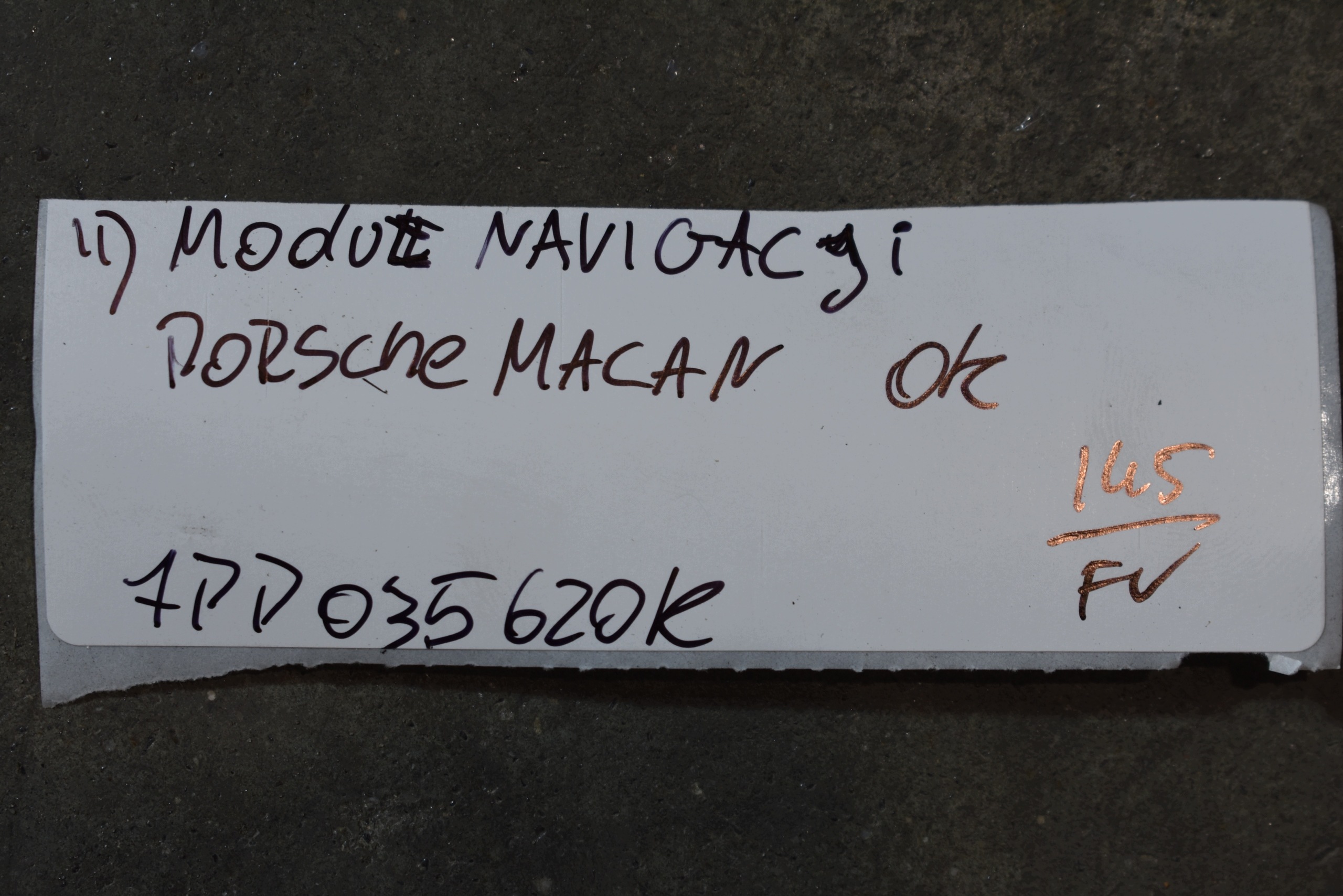 savršeno stanje upravljačka NAVIGACJI PORSCHE MACAN 1