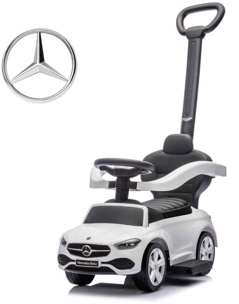 Jeździk Milly Mally Pojazd Mercedes C-class Deluxe Siedzisko Ekoskóra