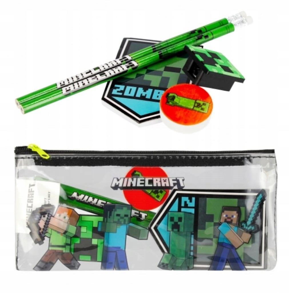 

Zestaw przyborów szkolnych Minecraft