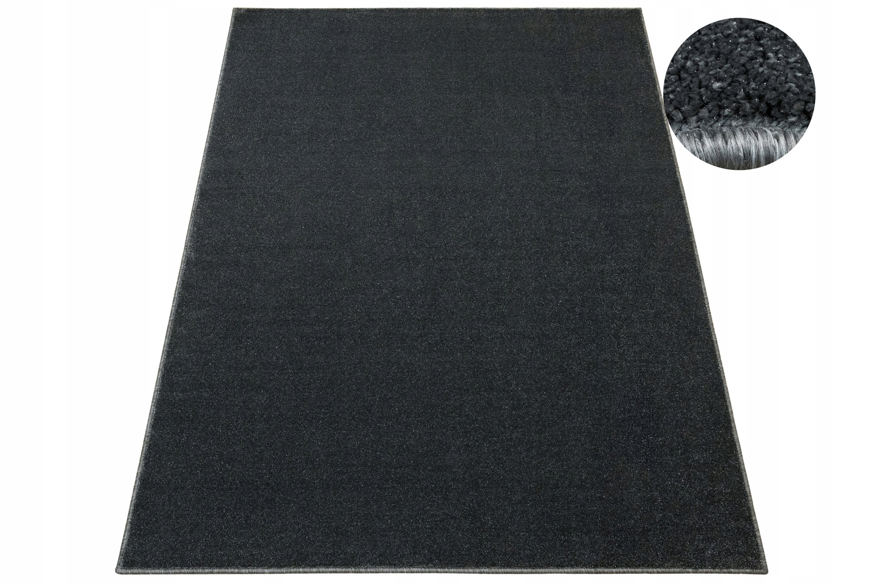 Dywan Szary Srebrny Z Brokatem Gruby Gęsty Do Pokoju Pearl-flash 250x300 cm