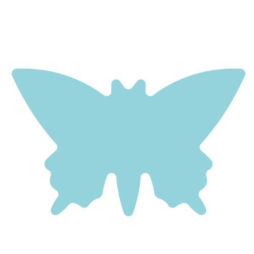 Děrovač papíru a pěny Motýl 7,6cm