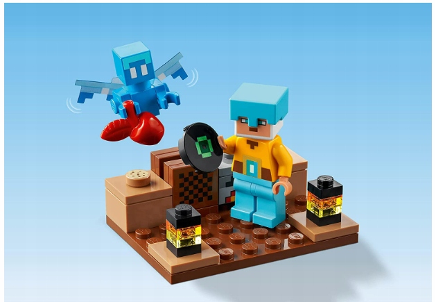 LEGO ZESTAW 21244 MINECRAFT BASTION MIECZ CREEPER Wiek dziecka 9 lat +